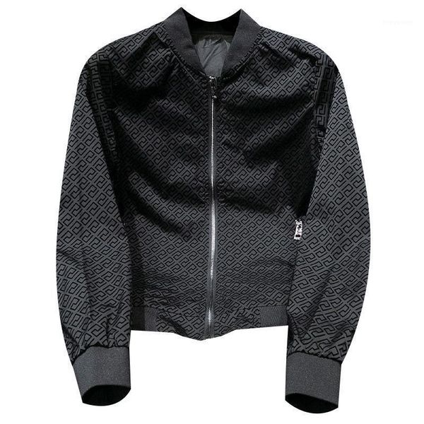 men's jackets jacket geometric pattern baseball collar coat fashion spring and autumn dark color plus size, Black;brown
men's jackets jacket geometric pattern baseball collar coat fashion spring and autumn dark color plus size, Black;brown