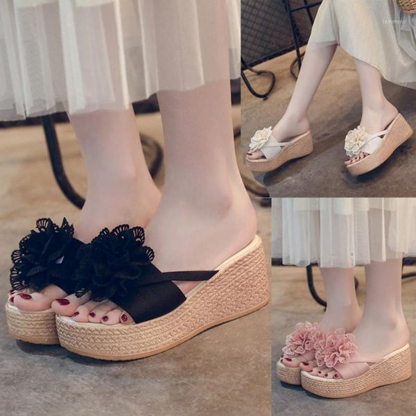 sandals woman shoes flower decoration cloth solid wedges mid heel leisure fashion creativity women summer1, Black
sandals woman shoes flower decoration cloth solid wedges mid heel leisure fashion creativity women summer1, Black