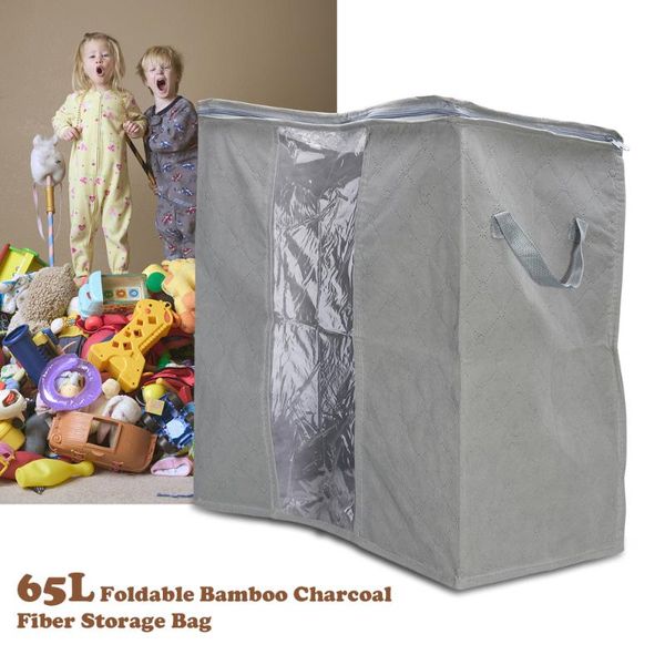 foldable anti-bacterial breathable bamboo charcoal fiber clothes blanket storage bag organizer box (grey) bags
foldable anti-bacterial breathable bamboo charcoal fiber clothes blanket storage bag organizer box (grey) bags