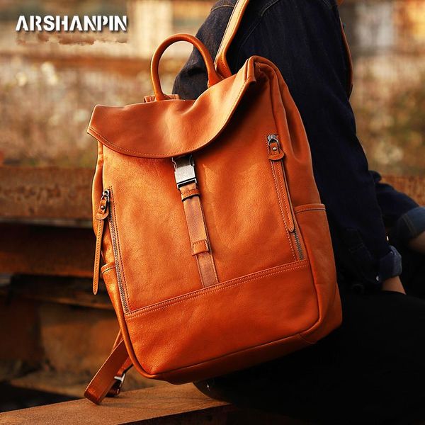 backpack british leather travel vegetable tanned bag retro casual men's first layer men
backpack british leather travel vegetable tanned bag retro casual men's first layer men