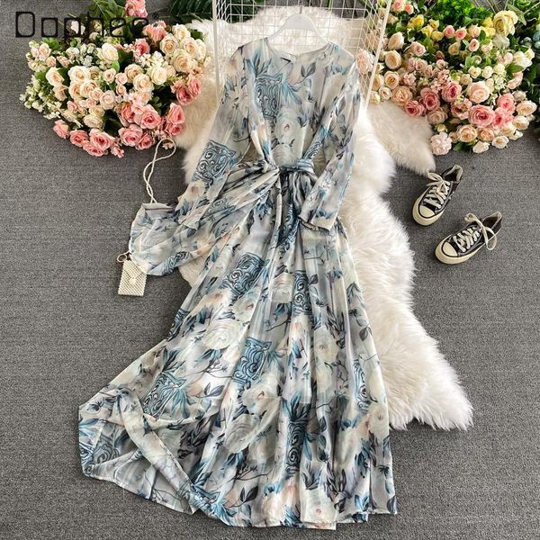 casual dresses 2021 summer round neck printed flower dress long sleeve loose retro maxi a- line for women, Black;gray
casual dresses 2021 summer round neck printed flower dress long sleeve loose retro maxi a- line for women, Black;gray