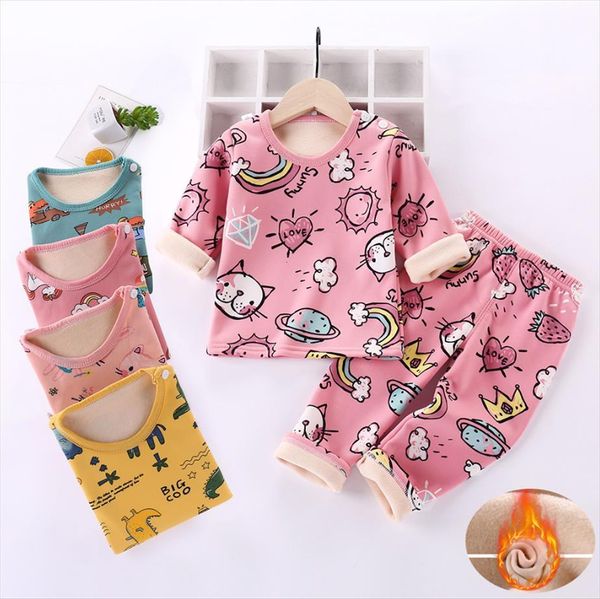 for 1 8 yrs kids baby pajamas sets boys girls velvet warm long sleeved cartoon clothing set winter thicken sleepwear, White
for 1 8 yrs kids baby pajamas sets boys girls velvet warm long sleeved cartoon clothing set winter thicken sleepwear, White