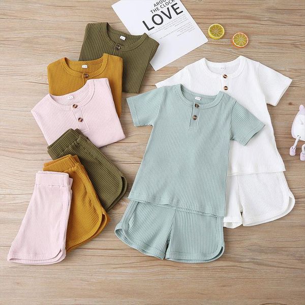 summer casual children solid color set baby boys girls short sleeve button and pants 2 piece outfits suits clothes, White
summer casual children solid color set baby boys girls short sleeve button and pants 2 piece outfits suits clothes, White