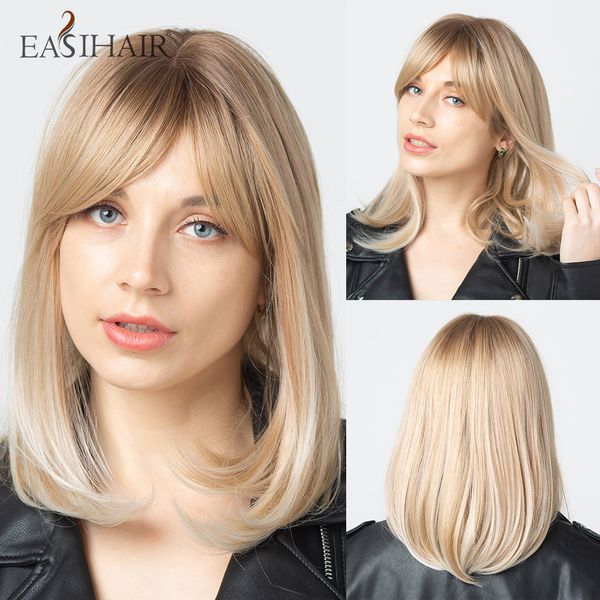 blonde ombre wigs synthetic hair wigs for women natural bob wigs with bangs heat resistant cosplay wig cute, Black
blonde ombre wigs synthetic hair wigs for women natural bob wigs with bangs heat resistant cosplay wig cute, Black