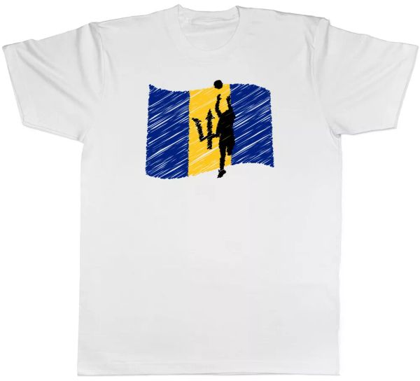barbados netball mens t-shirt, White;black
barbados netball mens t-shirt, White;black