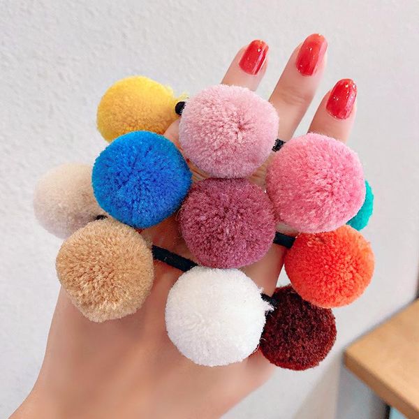 hair accessories cute pompom ball elastic bands scrunchies for girls holder rubber gum ornaments, Slivery;white
hair accessories cute pompom ball elastic bands scrunchies for girls holder rubber gum ornaments, Slivery;white