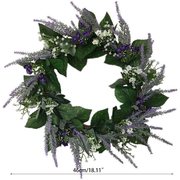 decorative flowers & wreaths 18inch artificial lavender front door wreath handcrafted for home decor
decorative flowers & wreaths 18inch artificial lavender front door wreath handcrafted for home decor