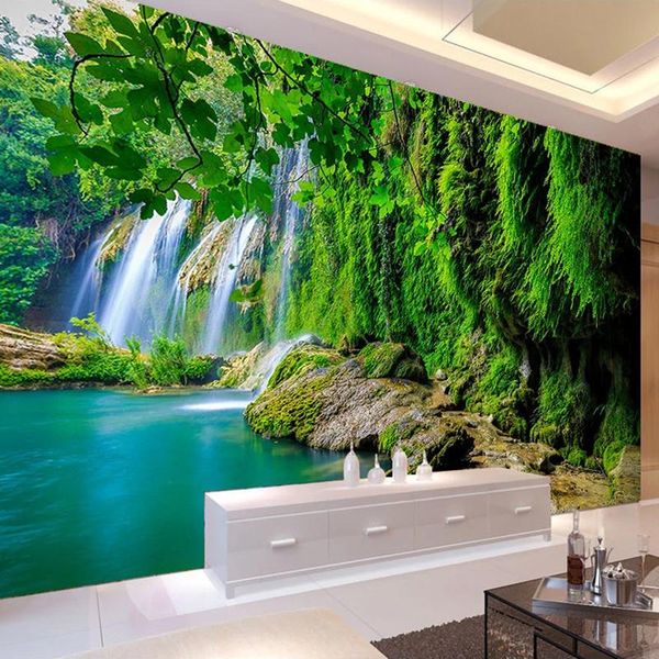 wallpapers dropship custom 3d mural wallpaper waterfall green landscape waterproof canvas wall paint bedroom livingroom decor walpaper
wallpapers dropship custom 3d mural wallpaper waterfall green landscape waterproof canvas wall paint bedroom livingroom decor walpaper