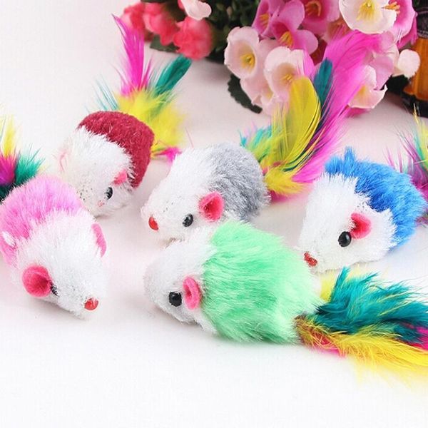 cat toys 10pcs/lot soft fleece false mouse colorful feather funny playing for cats kitten randomly color
cat toys 10pcs/lot soft fleece false mouse colorful feather funny playing for cats kitten randomly color