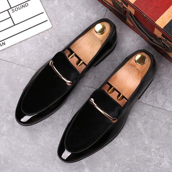dress shoes charm2021 autumn business suit patent for feet british breathable casual bright leather men's, Black
dress shoes charm2021 autumn business suit patent for feet british breathable casual bright leather men's, Black