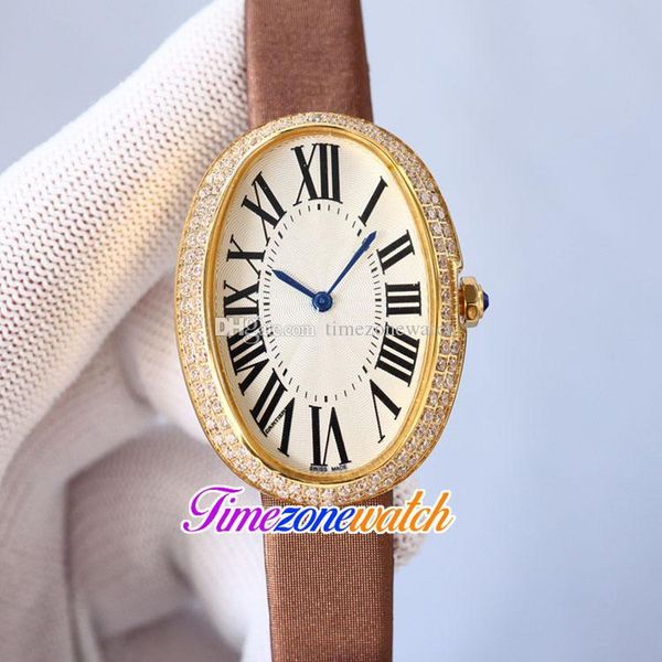 27mm baignoire 520005 520022 cal.537/1mc automatic womens watch 18k yellow gold case diamonds bezel brown leather strap ladies watches timez, Slivery;brown
27mm baignoire 520005 520022 cal.537/1mc automatic womens watch 18k yellow gold case diamonds bezel brown leather strap ladies watches timez, Slivery;brown