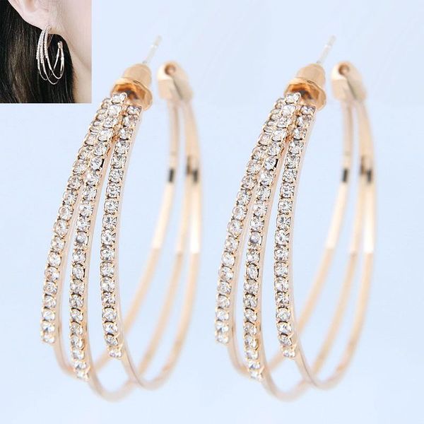 hoop & huggie kymyad 40mm copper punk earrings fashion jewelry crystal statement for women 2021 gold silver color earring, Golden;silver
hoop & huggie kymyad 40mm copper punk earrings fashion jewelry crystal statement for women 2021 gold silver color earring, Golden;silver