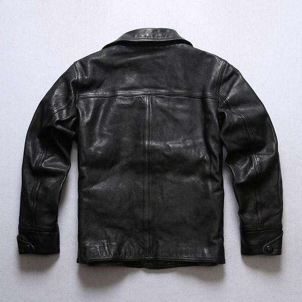 read description x2093 asian size super genuine horse leather slim classic durable horsehide stylish rider jacket men's & faux, Black
read description x2093 asian size super genuine horse leather slim classic durable horsehide stylish rider jacket men's & faux, Black