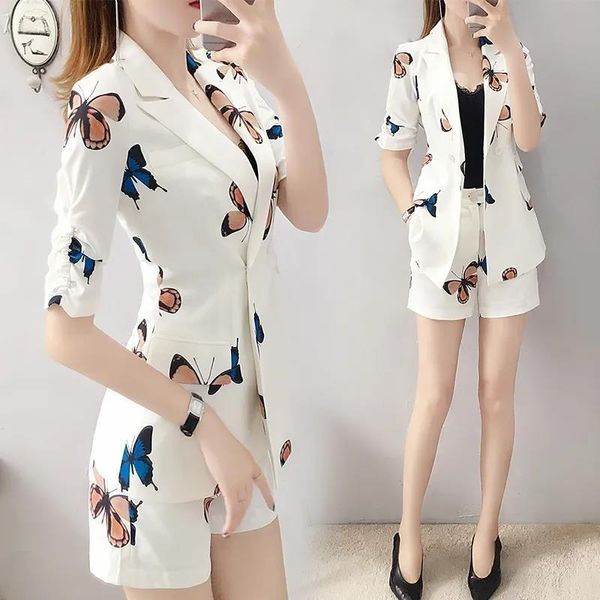 summer fashion two piece womens pants suit formal office work wear uniform ol ladies shorts and blazers jacket 2 pieces, White
summer fashion two piece womens pants suit formal office work wear uniform ol ladies shorts and blazers jacket 2 pieces, White