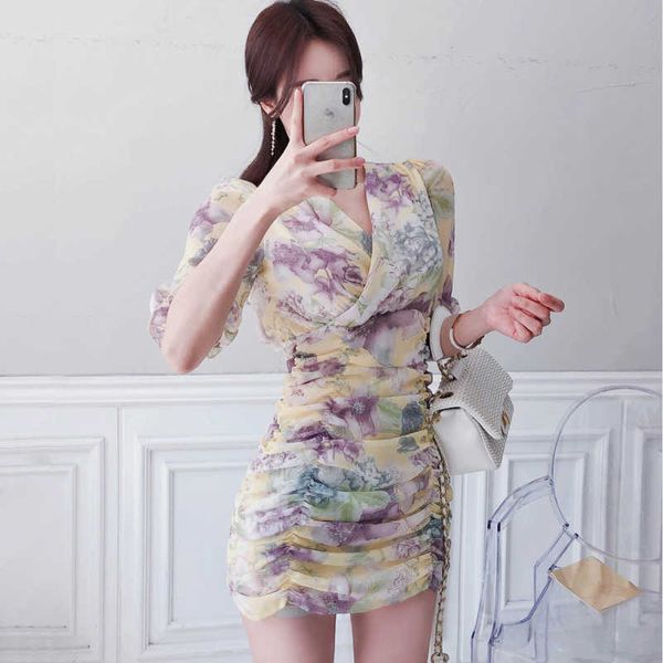 women chic fashion floral print ruffled pleated mini dress vintage half sleeve back zipper female dresses vestidos 210529, Black;gray
women chic fashion floral print ruffled pleated mini dress vintage half sleeve back zipper female dresses vestidos 210529, Black;gray