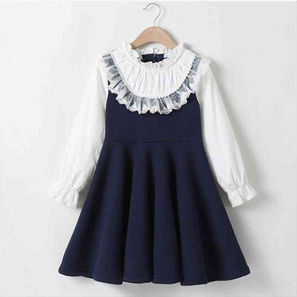 school wear girls clothing dress baby casual dress kids patchwork fall clothes children long sleeve blue white, Red;yellow
school wear girls clothing dress baby casual dress kids patchwork fall clothes children long sleeve blue white, Red;yellow