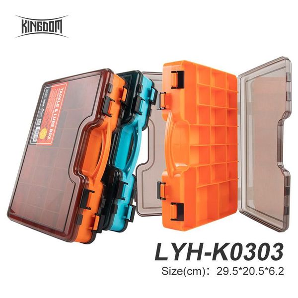 kingdom fishing box 29.5*20.5*6.2cm 495g multifunctional double sided adjustable lure accessories tackles
kingdom fishing box 29.5*20.5*6.2cm 495g multifunctional double sided adjustable lure accessories tackles