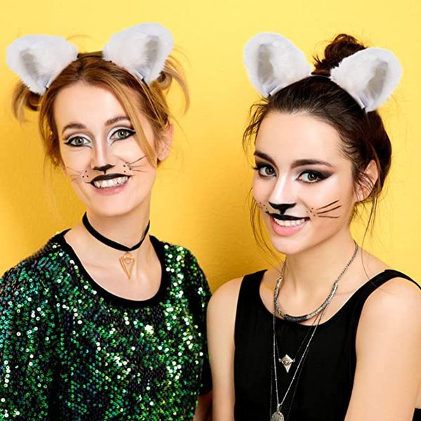 star with classic cartoon girl cat ear maid head buckle bell performance hair hoop, White;golden
star with classic cartoon girl cat ear maid head buckle bell performance hair hoop, White;golden