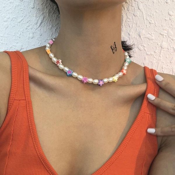 chokers 2021 boho choker necklace imitation pearl resin geometric fashion women wholesale jewelry collares para mujer, Golden;silver
chokers 2021 boho choker necklace imitation pearl resin geometric fashion women wholesale jewelry collares para mujer, Golden;silver