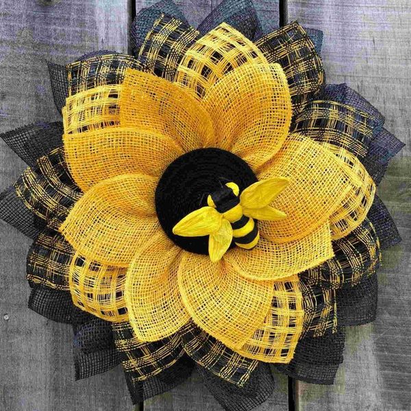decorative flowers & wreaths simulation leaf bee sunflower wreath artificial garland hanging pendants wedding easter nordic garden
decorative flowers & wreaths simulation leaf bee sunflower wreath artificial garland hanging pendants wedding easter nordic garden