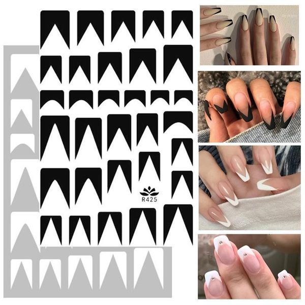 sheet 3d black white french designs nail decals sticker heart star style nature art watermark accessories decorations stickers &1
sheet 3d black white french designs nail decals sticker heart star style nature art watermark accessories decorations stickers &1