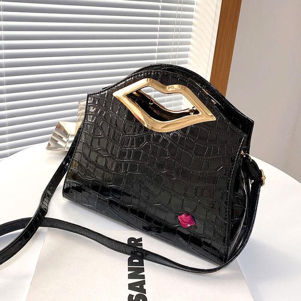 evening bags trend patent leather shiny surface tote bag fashion stone pattern crossbody shoulder lady designer handbag
evening bags trend patent leather shiny surface tote bag fashion stone pattern crossbody shoulder lady designer handbag