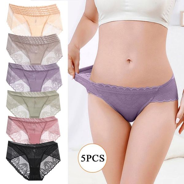 women's panties 5pcs women underwear in bulk ladies low-rise transparent lace breathable quality underpants briefs, Black;pink
women's panties 5pcs women underwear in bulk ladies low-rise transparent lace breathable quality underpants briefs, Black;pink