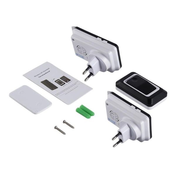 wireless doorbell portable digital cordless door-bell kit waterproof 1000ft/ 300m range with plug-in receivers eu type doorbells
wireless doorbell portable digital cordless door-bell kit waterproof 1000ft/ 300m range with plug-in receivers eu type doorbells