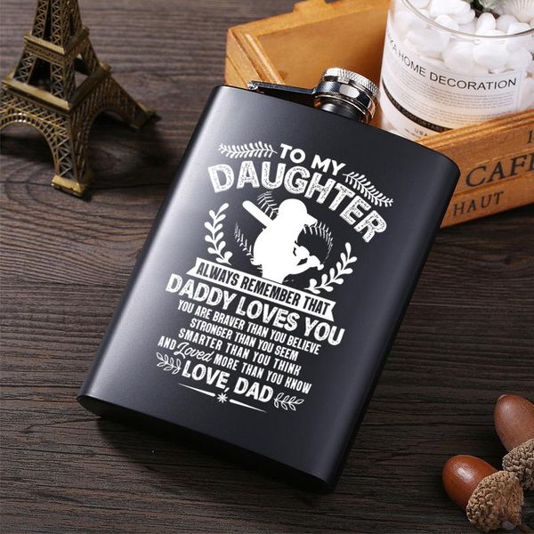 dad to my daughter all black paint whisky alcohol bottle laser flagon 304 stainless steel rum vodka hip-flask accessories water
dad to my daughter all black paint whisky alcohol bottle laser flagon 304 stainless steel rum vodka hip-flask accessories water