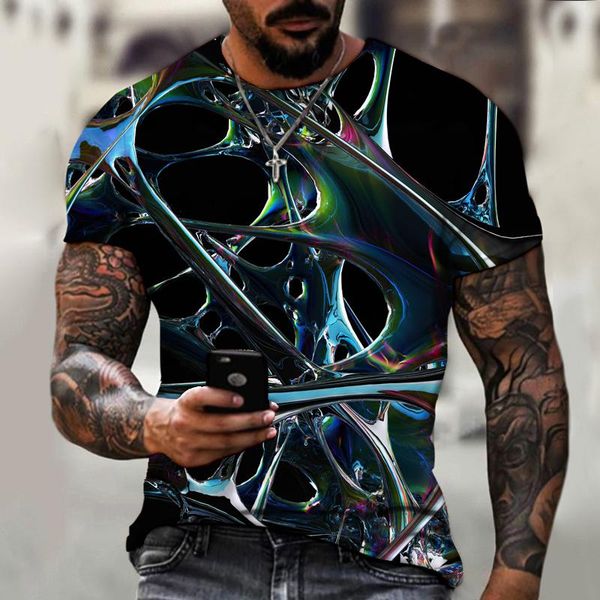 men's t-shirts geometric 3d three-dimensional pattern digital printing t-shirt fashion harajuku casual personality top, White;black
men's t-shirts geometric 3d three-dimensional pattern digital printing t-shirt fashion harajuku casual personality top, White;black