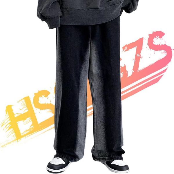 men's jeans baggy harajuku fashion streetwear vintage mens loose boyfriend kpop clothes straight trousers black pants, Blue
men's jeans baggy harajuku fashion streetwear vintage mens loose boyfriend kpop clothes straight trousers black pants, Blue