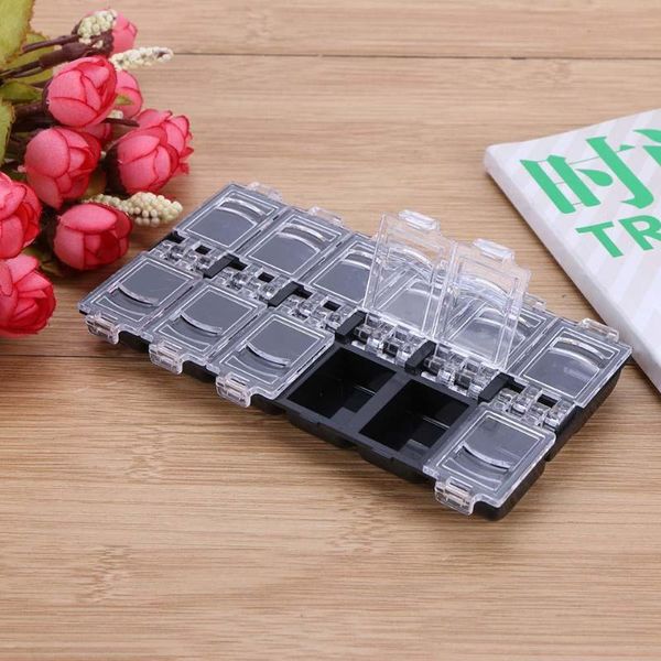 nail art equipment 12 slots empty acrylic storage box rhinestone decoration beads accessories container packaging display case organizer, Silver
nail art equipment 12 slots empty acrylic storage box rhinestone decoration beads accessories container packaging display case organizer, Silver