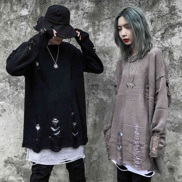 men's sweaters broken hole punk ugly knitted sweater ripped destroyed oversize pullover men women black vintage hip hop jersey sue, White;black
men's sweaters broken hole punk ugly knitted sweater ripped destroyed oversize pullover men women black vintage hip hop jersey sue, White;black