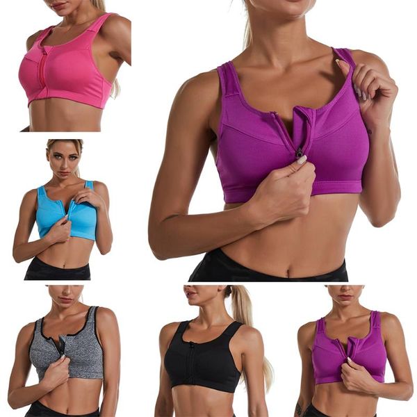 yoga outfit women sports bra crop zip front push up underwear wire detachable pads athletic vest workout running fitness sales
yoga outfit women sports bra crop zip front push up underwear wire detachable pads athletic vest workout running fitness sales
