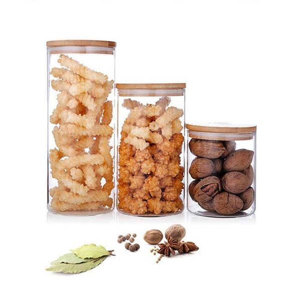storage bottles & jars glass sealed jar wide mouth tea coffee nuts foods canisters with bamboo lid kitchen accessories wwo66
storage bottles & jars glass sealed jar wide mouth tea coffee nuts foods canisters with bamboo lid kitchen accessories wwo66