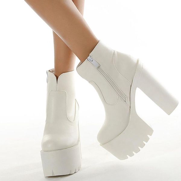 boots for dropship female square heel zip black white super high ankle autumn elegant platform woman shoes comfy
boots for dropship female square heel zip black white super high ankle autumn elegant platform woman shoes comfy