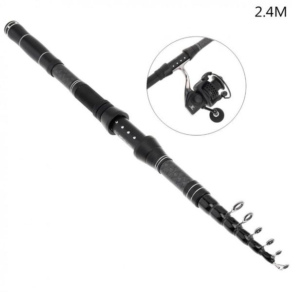 2.4m carbon fiber fishing rods fasten guides ultra short 8 section portable pole boat
2.4m carbon fiber fishing rods fasten guides ultra short 8 section portable pole boat