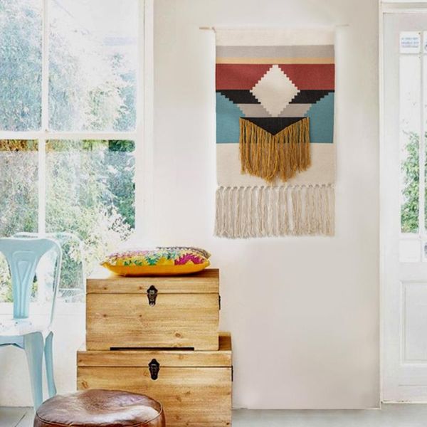 tapestries simplicity bohemian cotton linen tapestry with tassel handmade nodic style home decor geometric wall door hanging
tapestries simplicity bohemian cotton linen tapestry with tassel handmade nodic style home decor geometric wall door hanging