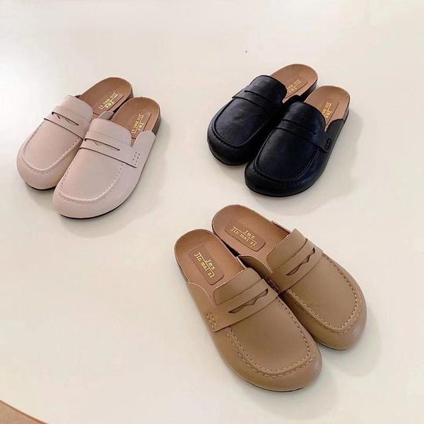 slippers slip on loafers flat heels casual slides flip flops zapatillas mujer brand women fashion close toe mule shoes round, Black
slippers slip on loafers flat heels casual slides flip flops zapatillas mujer brand women fashion close toe mule shoes round, Black