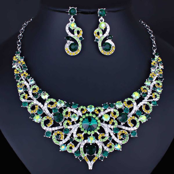 farlena jewelry exquisite cute flower necklace earring sets with crystal rhinestones fashion bridal wedding party jewelry sets h1022, Silver
farlena jewelry exquisite cute flower necklace earring sets with crystal rhinestones fashion bridal wedding party jewelry sets h1022, Silver