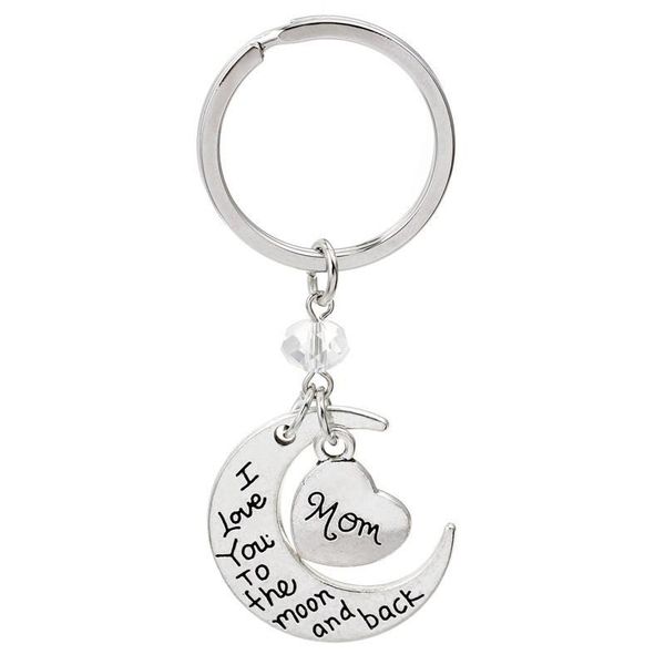 keychains trendy alloy stainless steel keychain 2021 family series heart-shaped moon key ring fashion jewelry wholesale, Silver
keychains trendy alloy stainless steel keychain 2021 family series heart-shaped moon key ring fashion jewelry wholesale, Silver