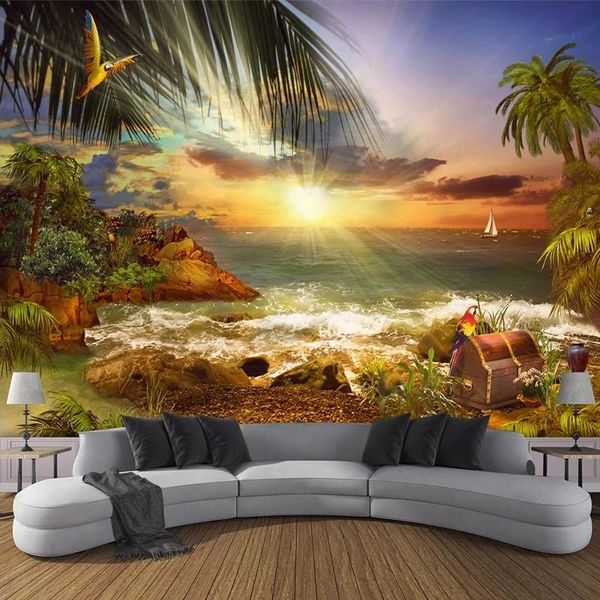custom 3d self adhesive wallpaper painting island beach seascape coconut tree po mural for living room bedroom decoration wallpapers
custom 3d self adhesive wallpaper painting island beach seascape coconut tree po mural for living room bedroom decoration wallpapers