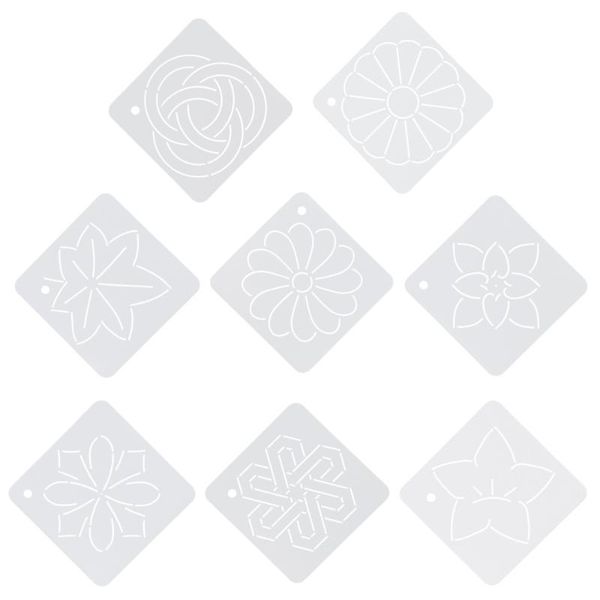 sewing notions & tools 8pcs flower line template stencil for quilting embroidery patchwork, Black
sewing notions & tools 8pcs flower line template stencil for quilting embroidery patchwork, Black