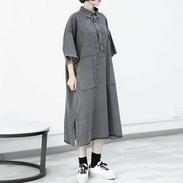 casual dresses qpfjqd ladies loose denim shirt turn down collar gray 2021 summer autumn women original pockets robes dress button, Black;gray
casual dresses qpfjqd ladies loose denim shirt turn down collar gray 2021 summer autumn women original pockets robes dress button, Black;gray