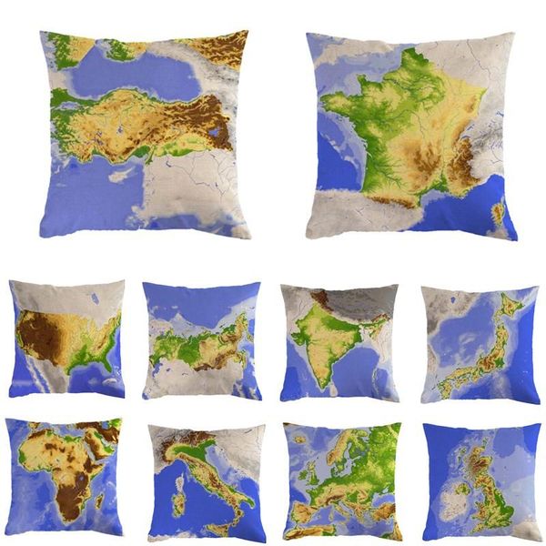 cushion/decorative pillow 45x45cm cushion cover surfaces of all continents decoration family living room chair year linen print cases
cushion/decorative pillow 45x45cm cushion cover surfaces of all continents decoration family living room chair year linen print cases