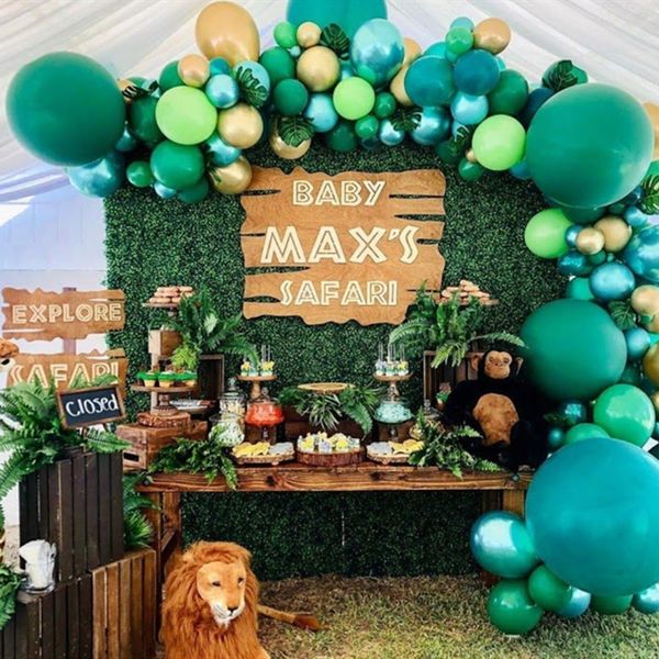 145pcs green balloon garland arch kit birthday party decorations kids favor latex balloons baby shower jungle safari party decor
145pcs green balloon garland arch kit birthday party decorations kids favor latex balloons baby shower jungle safari party decor