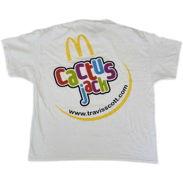 men's tees fla independent travis scott joint mcdonald's cpfm three-dimensional printed short sleeve t-shirt loose high street, White;black
men's tees fla independent travis scott joint mcdonald's cpfm three-dimensional printed short sleeve t-shirt loose high street, White;black