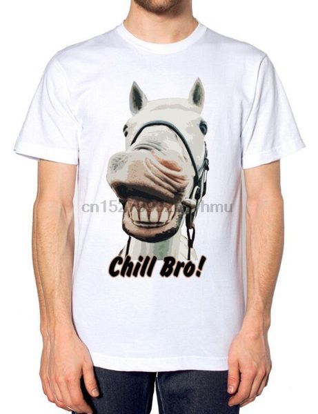 men's t-shirts funny horse chill bro mens tshirt animal race t shirt kids, White;black
men's t-shirts funny horse chill bro mens tshirt animal race t shirt kids, White;black