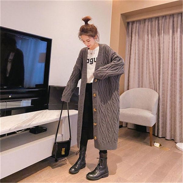 women's knits & tees women long cardigan sweater 2021 autumn korean v neck single breasted cardigans oversized sweaters knitted coat ou, White
women's knits & tees women long cardigan sweater 2021 autumn korean v neck single breasted cardigans oversized sweaters knitted coat ou, White