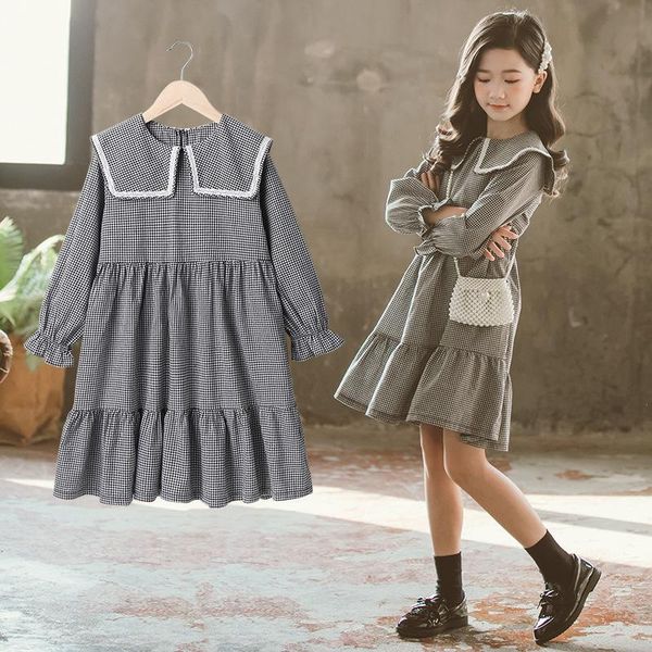 girl's dresses fashion spring children dress costomes long sleeve kids plaid korean style vestidos design casual for girls, Red;yellow
girl's dresses fashion spring children dress costomes long sleeve kids plaid korean style vestidos design casual for girls, Red;yellow